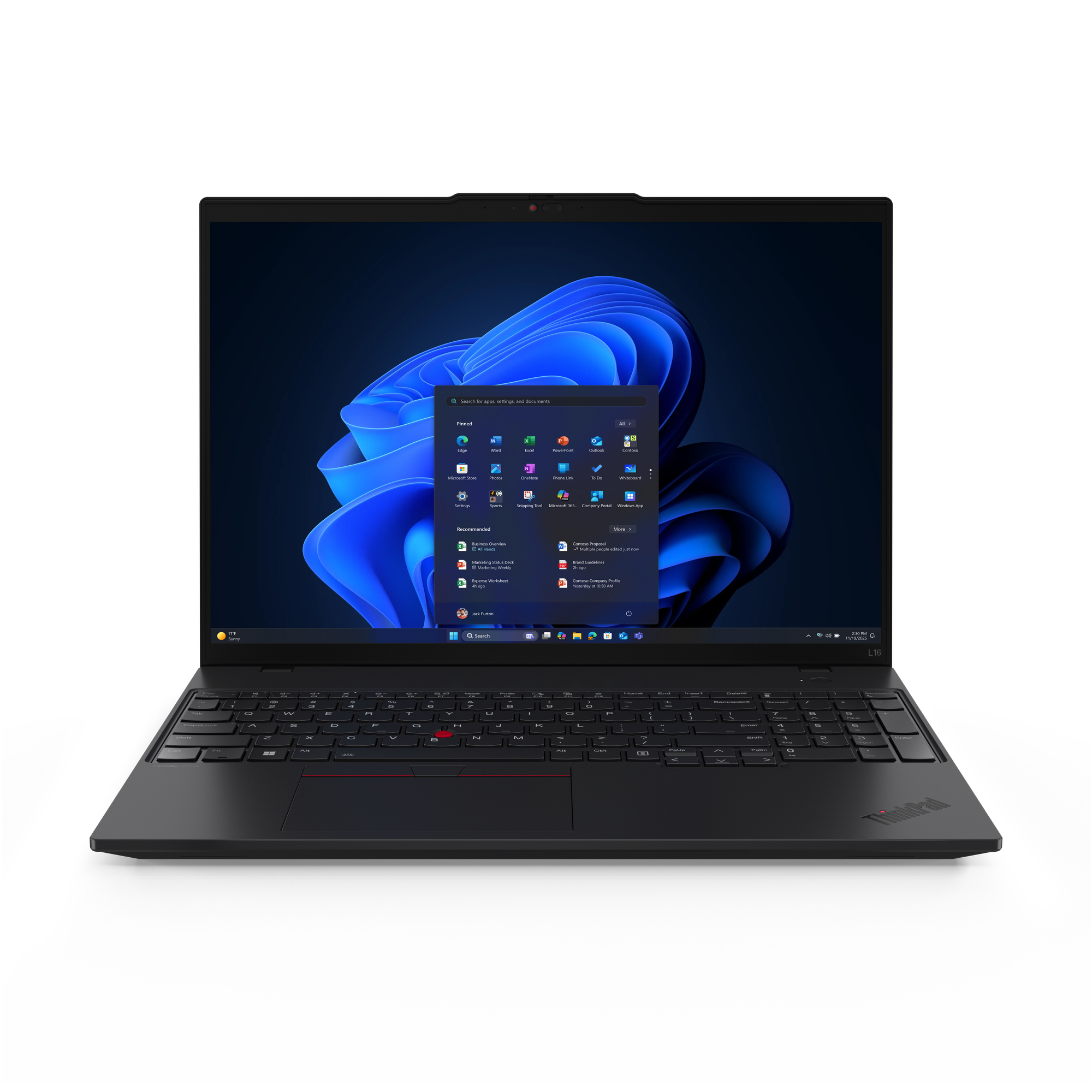 Notebook Standard: Lenovo ThinkPad L16 Gen2